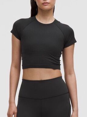 Lululemon Swiftly Tech Cropped Short Sleeve Shirt 2.0